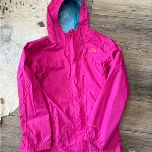 The North Face Pink Raincoat Lightweight Hooded